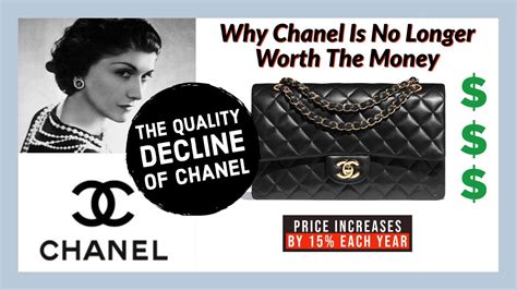 chanel quality|chanel quality decline.